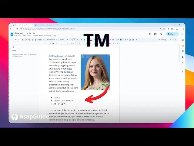 'Video thumbnail for How To Insert Trademark Symbol in Google Docs'