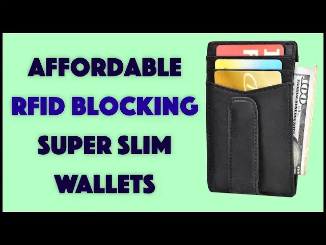 'Video thumbnail for KINZD Minimalist Slim RFID-Blocking Wallets - Reviewed'