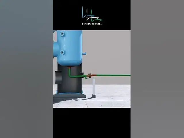 'Video thumbnail for How should the drain or liquid outlet piping be supported?'