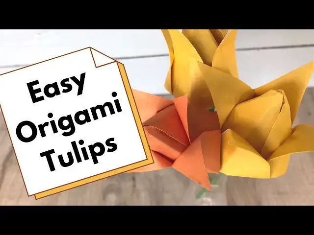 'Video thumbnail for Learn How to Make the Most Beautiful Origami Tulip!'