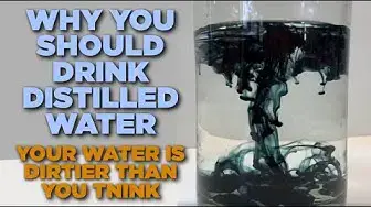 'Video thumbnail for Tap Water Analysis - Three Reasons Why I Drink Distilled Water'