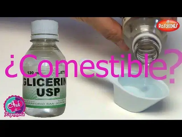 'Video thumbnail for La GLICERINA es Comestible??? - Es Seguro su consumo│Club de Reposteria'