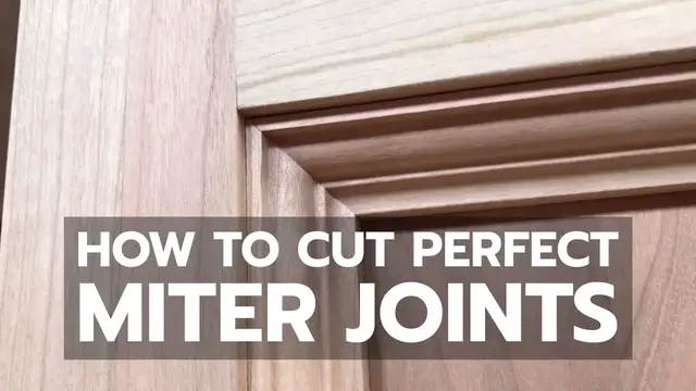 'Video thumbnail for PERFECT MITER JOINTS - Watch Detailed Tutorial and Learn How to Cut Them'