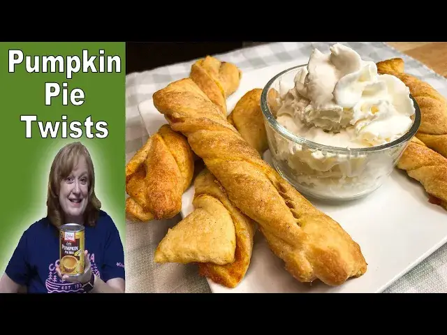 'Video thumbnail for EASY PUMPKIN PIE TWIST RECIPE  It's Fall Y'all  Bake with Me 5 Ingredient Dessert'