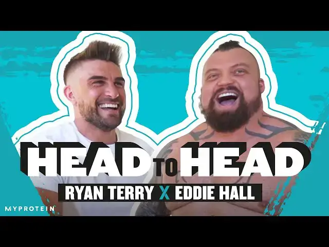 'Video thumbnail for Eddie 'The Beast' Hall Takes On RyanJTerry In Fitness Challenges | Head To Head | Myprotein'