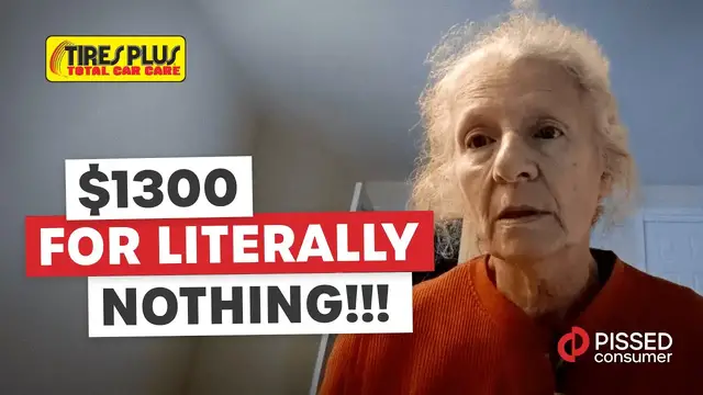 'Video thumbnail for Tires Plus Reviews - Their Job Not Worth a Penny | PissedConsumer'