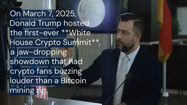 'Video thumbnail for Trump’s 2025 White House Crypto Summit: Bitcoin Reserve Sparks Chaos and Altcoin Surges'