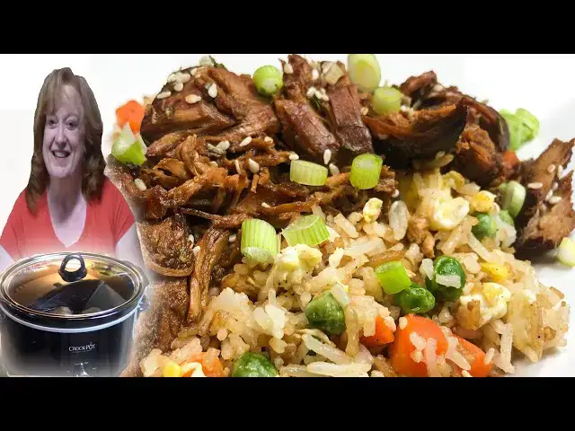 'Video thumbnail for CROCKPOT TERIYAKI CHICKEN OVER EASY FRIED RICE RECIPE | Dump and Go Recipe'