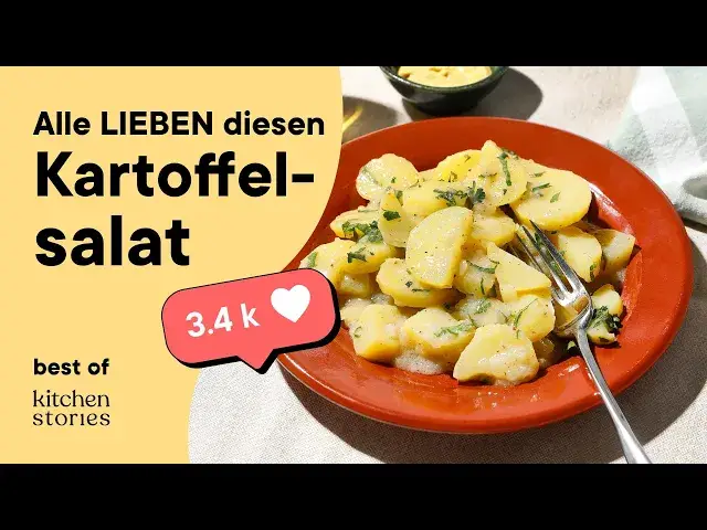 'Video thumbnail for Der beste VEGANE Kartoffelsalat | BEST of Kitchen Stories'