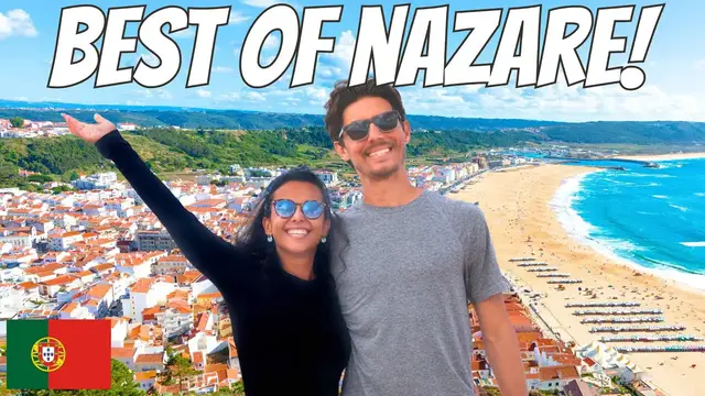 'Video thumbnail for NAZARE PORTUGAL 🇵🇹 MORE THAN JUST BIG WAVES (coolest place we visited in Portugal!)'