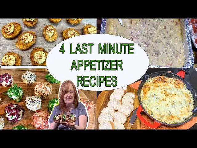 'Video thumbnail for 4 LAST MINUTE HOLIDAY APPETIZERS'