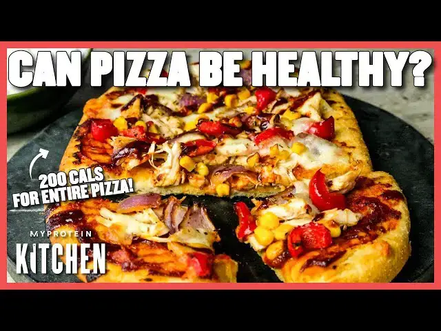 'Video thumbnail for 3 Low Calorie Pizza Recipes: BBQ Chicken, Pepperoni, Veggie Feast & more | Myprotein'