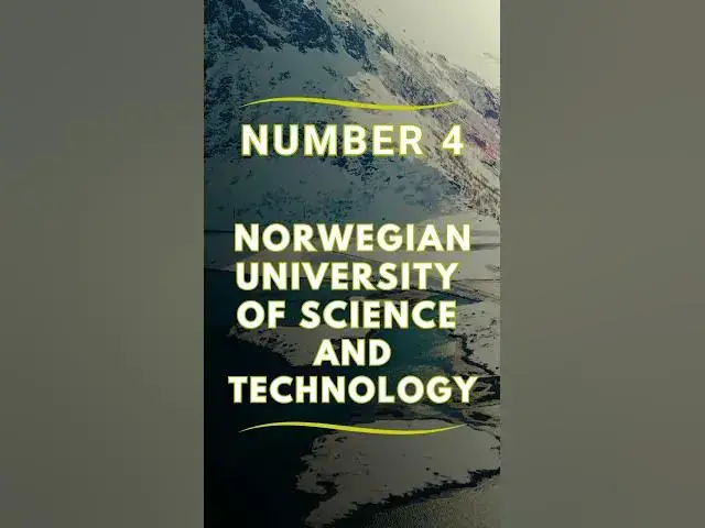 'Video thumbnail for 5 Best Universities in Norway #norway #university #studyabroad'