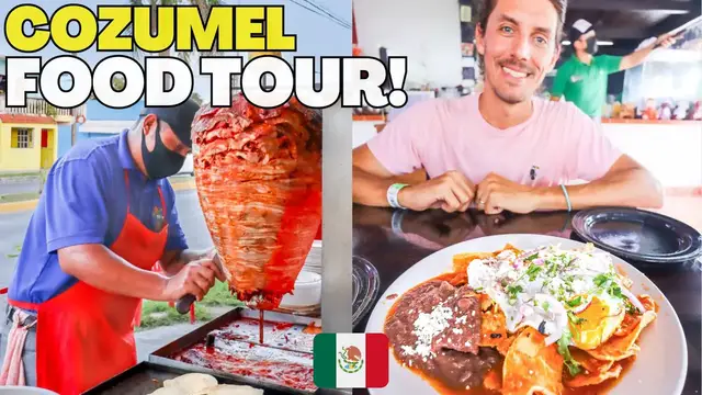 'Video thumbnail for DON'T LEAVE COZUMEL WITHOUT TRYING THESE 12 FOODS! #CozumelFoods'