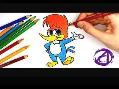 'Video thumbnail for Como desenhar o Pica Pau'