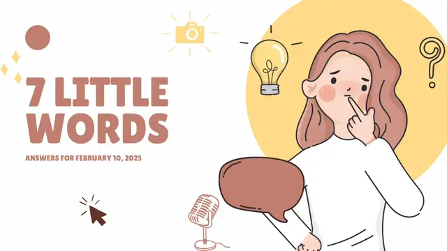 'Video thumbnail for 7 Little Words Answers for Feb 10, 2025'