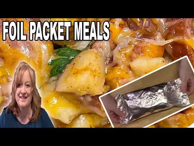 'Video thumbnail for Sausage and Potato FOIL PACKETS, Summer Grill or Oven Foil Packet Recipe'