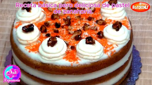 'Video thumbnail for Homemade Carrot Cake Recipe'