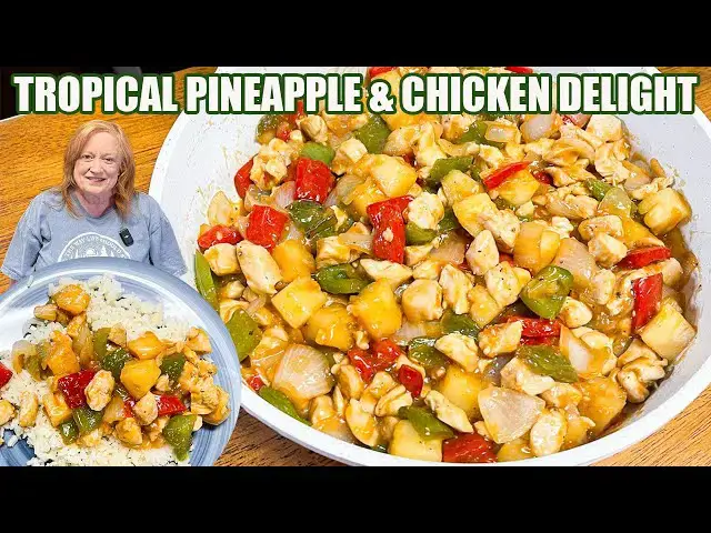 'Video thumbnail for TROPICAL PINEAPPLE CHICKEN DELIGHT Easy Weeknight Meal'