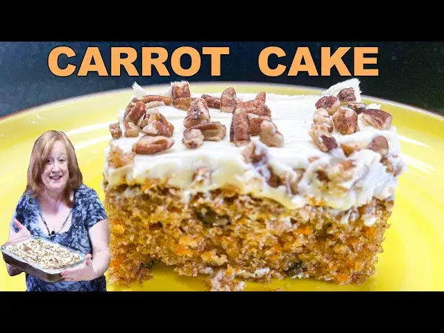 'Video thumbnail for Carrot Cake Recipe | How to Make the Most Moist Carrot Cake Ever'