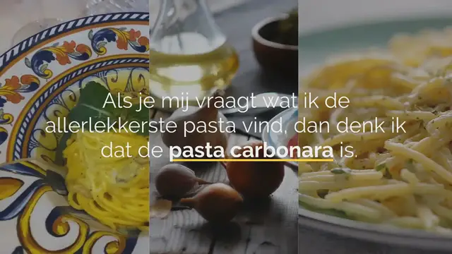 'Video thumbnail for Pasta carbonara – het klassieke recept'