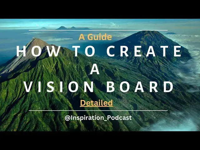 'Video thumbnail for How To Create A Vision Board For Manifestation'