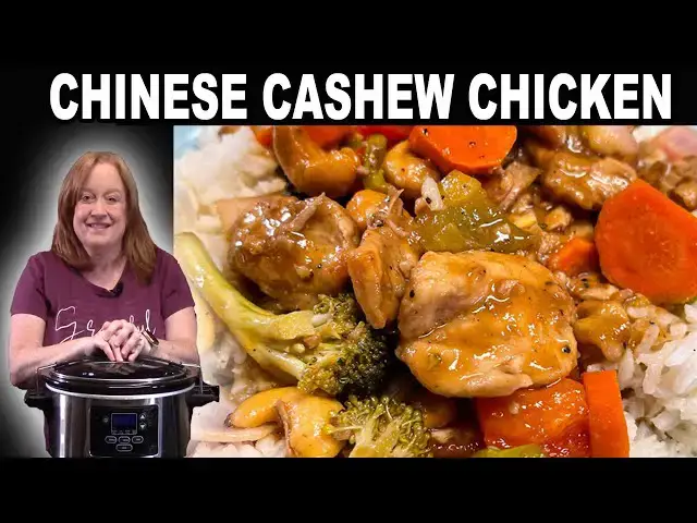 'Video thumbnail for Chinese CASHEW CHICKEN in the Crockpot'
