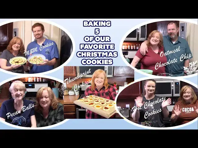 'Video thumbnail for BAKING 5 OF OUR FAVORITE CHRISTMAS COOKIES'