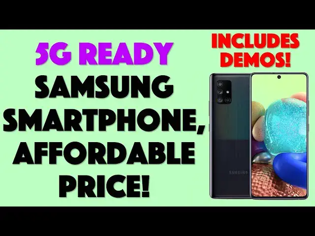 'Video thumbnail for Samsung Galaxy A71 Android Smartphone DEMO + REVIEW'