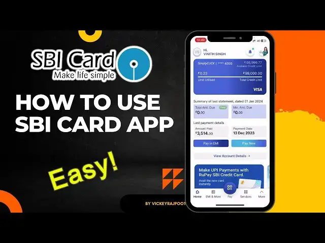 'Video thumbnail for 💥SBI Card App: How To Block, Pin Change, Statement, Mobile Number & Email Change and Many More!'