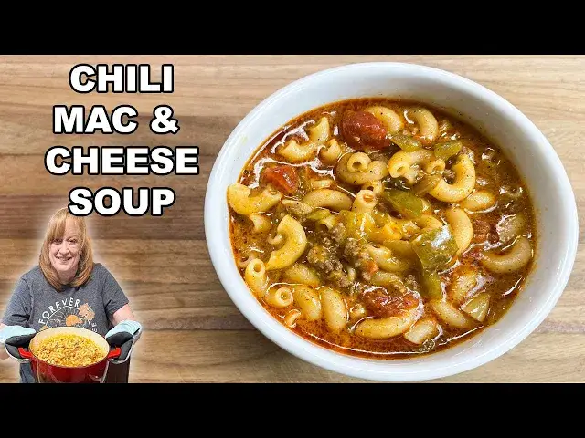 'Video thumbnail for CHILI MAC & CHEESE SOUP | ONE POT SOUP RECIPE'