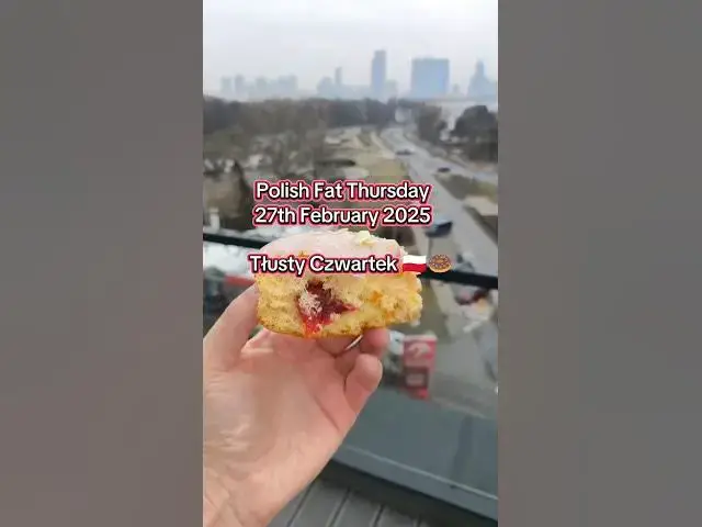 'Video thumbnail for 🍩 Why Is Everyone in Poland Eating Pączki Today? It’s Tłusty Czwartek (Fat Thursday)! 🇵🇱✨'