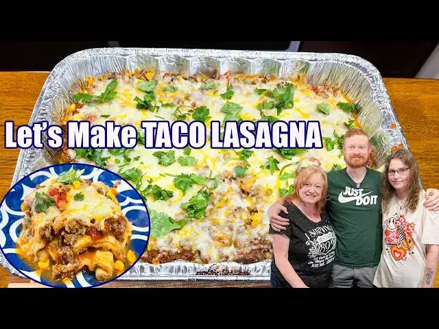 'Video thumbnail for TACO LASAGNA A Fantastic Ground Beef Weeknight Meal'