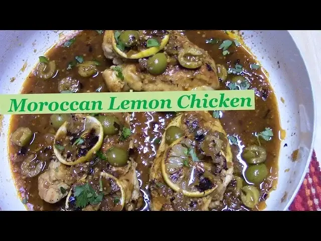 'Video thumbnail for MOROCCAN LEMON CHICKEN | COOKING AROUND THE WORLD 2018 COLLABORATION'