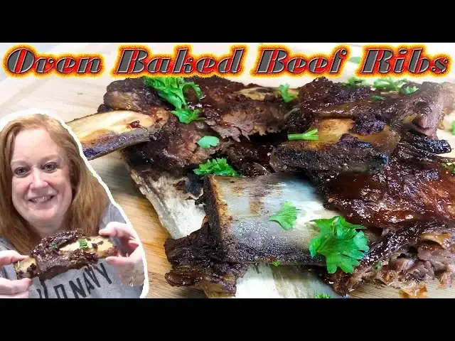 'Video thumbnail for OVEN  BAKED BEEF RIBS | FALL OFF THE BONE TENDER'