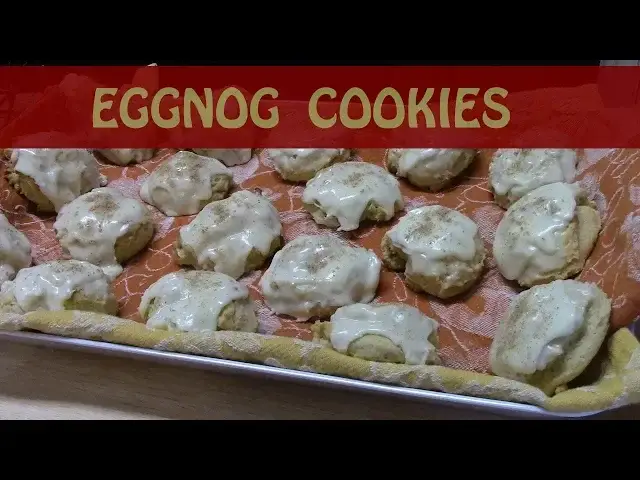 'Video thumbnail for EGGNOG COOKIES | HOLIDAY COOKIES'