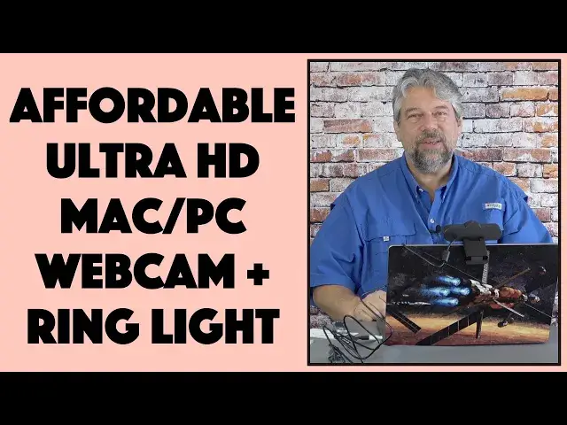 'Video thumbnail for EMEET C970L Ultra HD Webcam w Ring Light -- UNBOXING, DEMO & REVIEW'