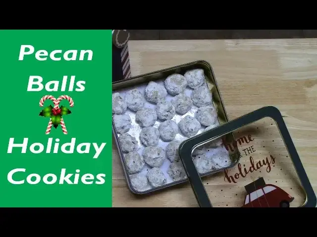 'Video thumbnail for PECAN BALLS | HOLIDAY COOKIES'