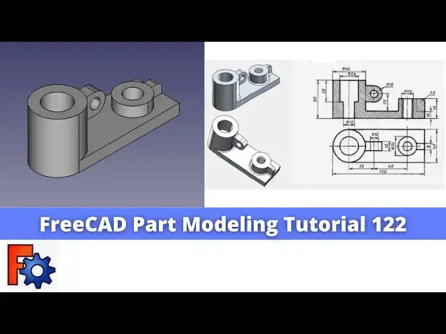 'Video thumbnail for FreeCAD Part Modeling Tutorial 122 | FreeCAD Tutorial | Mechnexus |'