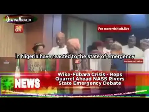 'Video thumbnail for Wike-Fubara Crisis - Reps Quarrel Ahead NASS Rivers State Emergency Debate'
