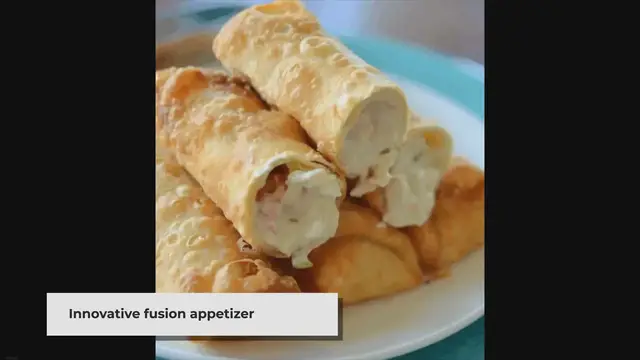 'Video thumbnail for Crab Rangoon Egg Rolls Recipe'