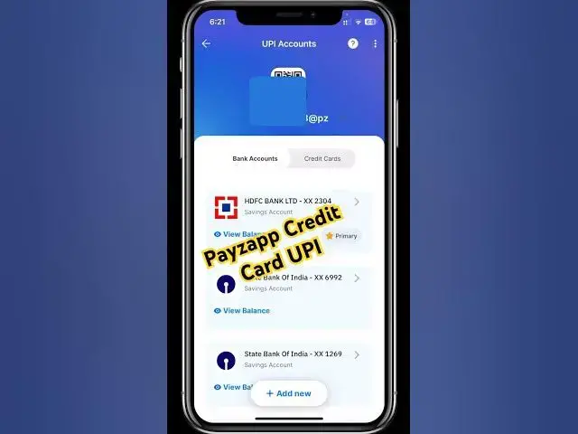 'Video thumbnail for Payzapp: Link UPI Credit Card For Payments #upicreditcard #upipayments #rupaycreditcard #creditcard'