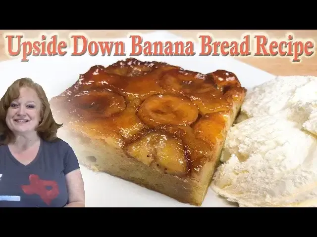 'Video thumbnail for UPSIDE DOWN BANANA BREAD RECIPE | BAKE WITH ME'