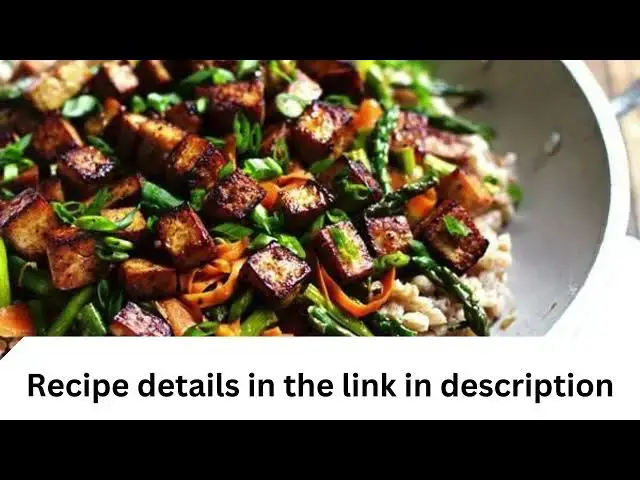 'Video thumbnail for Honey Ginger Tofu and Veggie Stir Fry recipe'