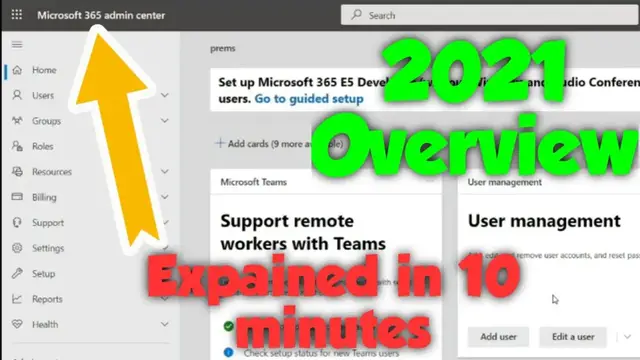 'Video thumbnail for New Microsoft 365 Admin center All tabs explained in 10 minutes | Office 365'