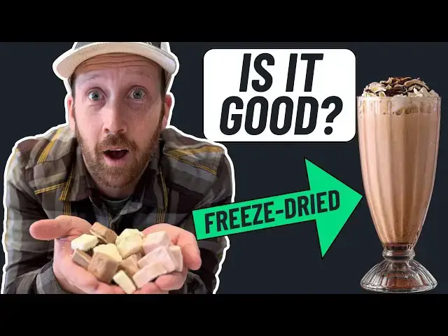 'Video thumbnail for Bonus Footage: Reconstituting Freeze-Dried Milkshake Bites'