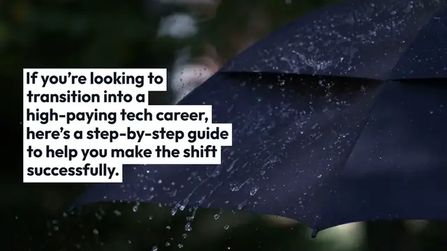 'Video thumbnail for "How to Transition to a High-Paying Career in Tech: A Step-by-Step Guide for 2025"'