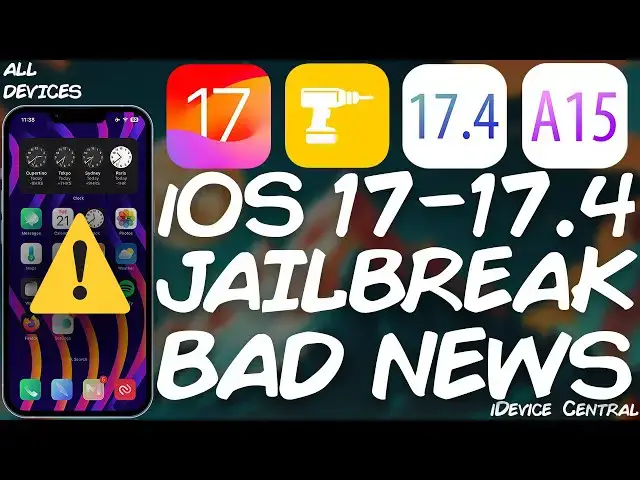 'Video thumbnail for iOS 17.0 - 17.4 A12+ JAILBREAK NEWS: iOS 17.3.1 NO LONGER SIGNED! What To Do & Best iOS Versions'