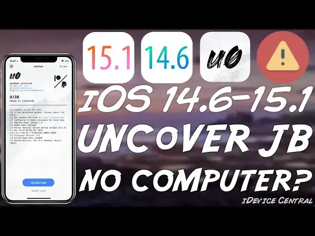 'Video thumbnail for iOS 15.1 / 15.0 / 14.7 Unc0ver JAILBREAK No Computer By Timmy Tech Geek Debunked'