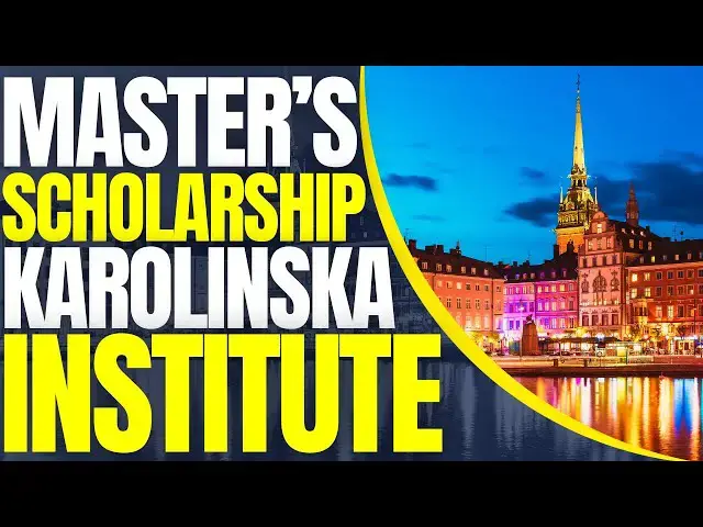 'Video thumbnail for Global Master’s Scholarships at Karolinska Institute | Study in Sweden'